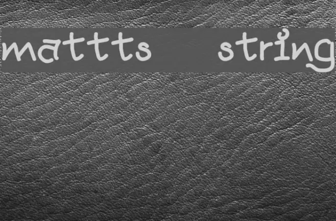 mattts    string Fuentes examples
