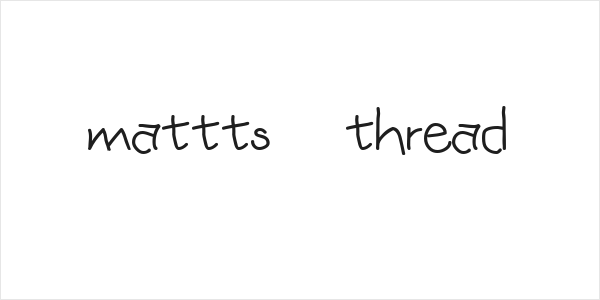 mattts    thread Logo