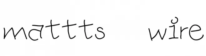 mattts    wire  تنزيل الخطوط