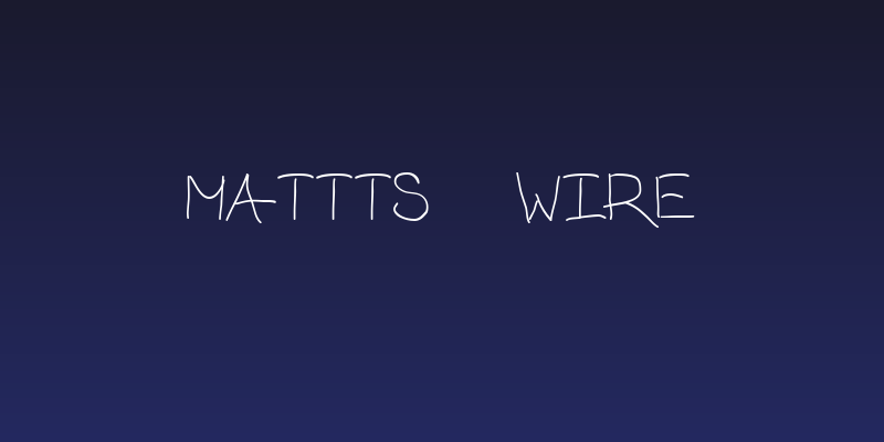 mattts    wire Social Header