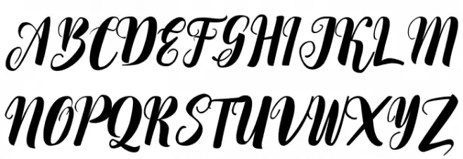 maumere Script Fuentes MAYÚSCULAS