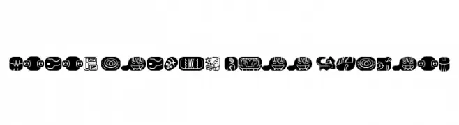 mayan glyphs fill Regular  नि: शुल्क फ़ॉन्ट्स डाउनलोड