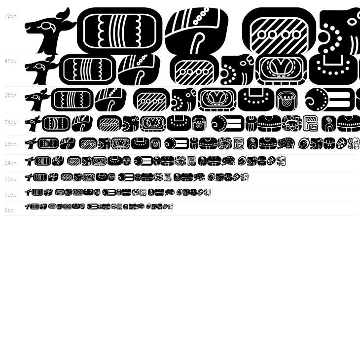 mayanglyphsfill-Regular Waterfall