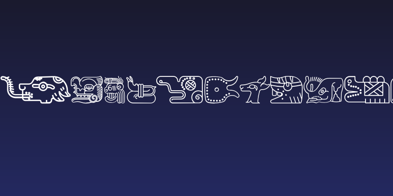 mayanglyphsoutline-Regular Social Header