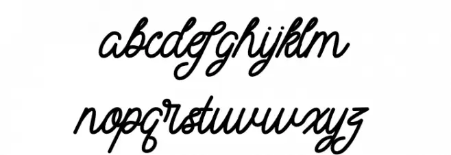 mayasarilah फ़ॉन्ट लोअरकेस