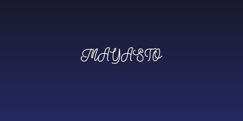 mayasto Social Header