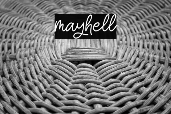 mayhell Font examples