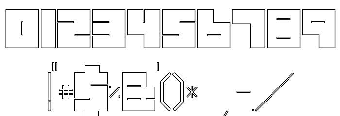 mazewithoutdestination Font OTHER CHARS