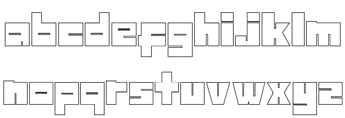 mazewithoutdestination Font LOWERCASE