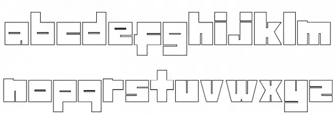 mazewithoutdestination フォント 小文字