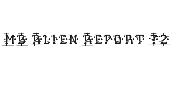 MB Alien Report 72 Logo