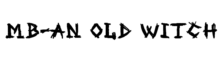 MB-An Old Witch  Frei Schriftart Herunterladen