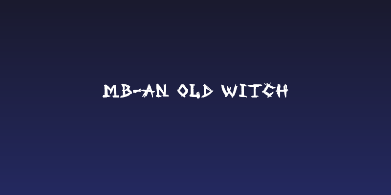 MB-An Old Witch Social Header