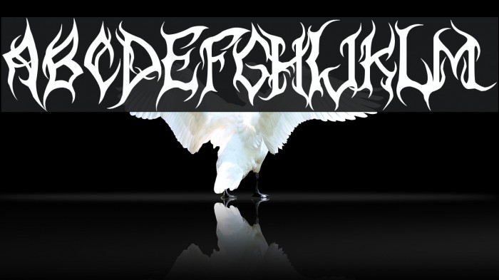 MB-Arcane Font examples
