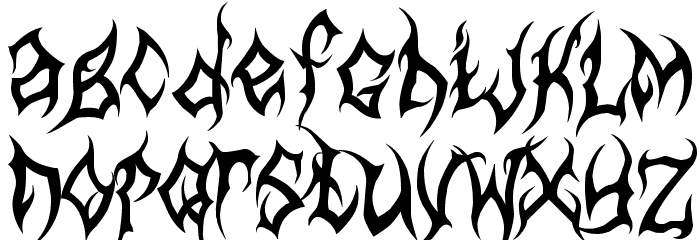 MB-Arcane Font LOWERCASE
