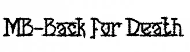 MB-Back for Death 