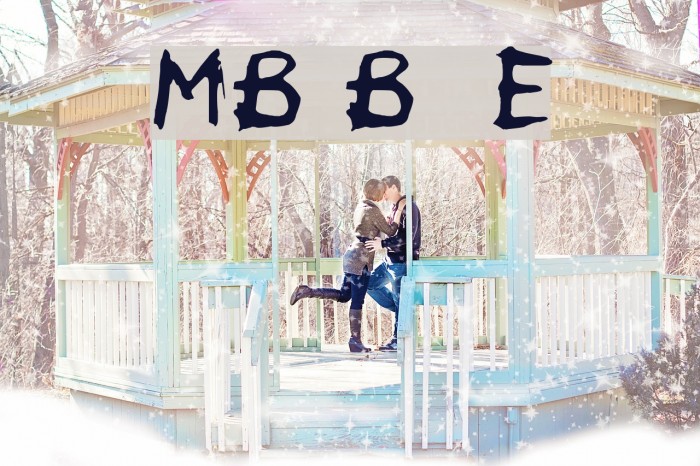 MB Before the End Font examples
