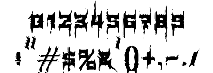 MB-Element Brutalized Font OTHER CHARS