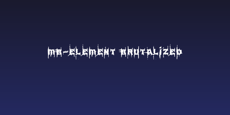 MB-Element Brutalized Social Header