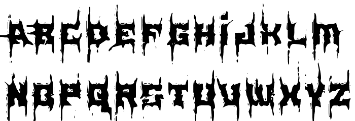 MB-Element Brutalized Font LOWERCASE