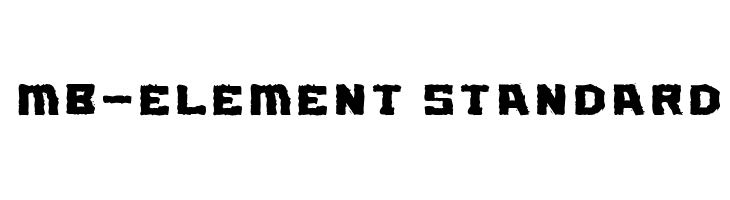 MB-Element Standard  Free Fonts Download