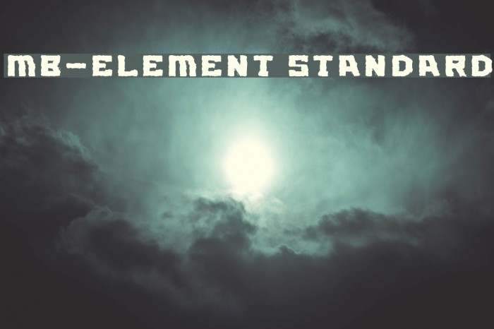 MB-Element Standard Font examples