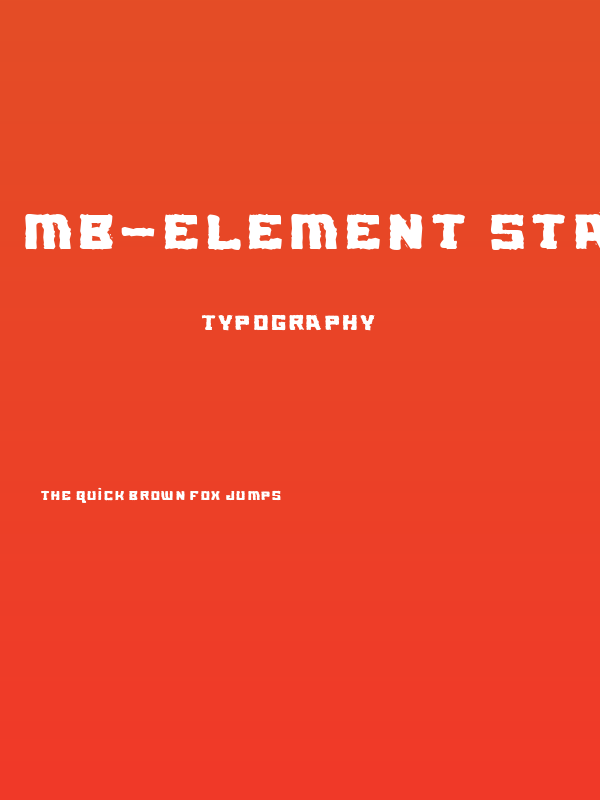 MB-Element Standard Poster