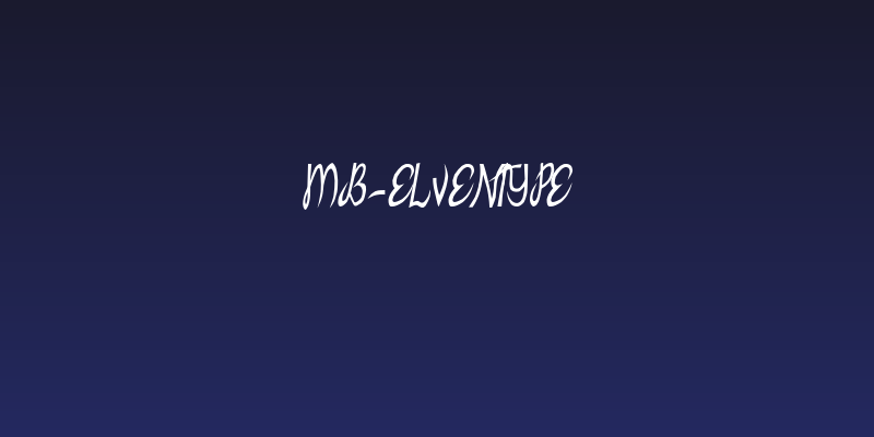 MB-ElvenType Social Header