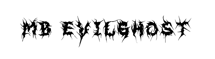 MB EvilGhost  Free Fonts Download