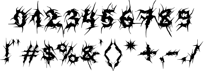 MB EvilGhost Font - FFonts.net