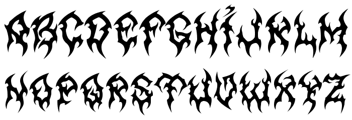 MB Forever Raw Font LOWERCASE
