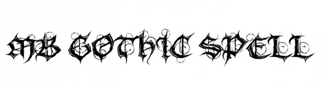 MB Gothic Spell  Descarca Fonturi Gratis
