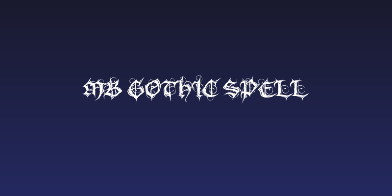 MB Gothic Spell Social Header