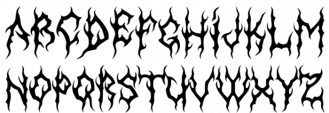 MB-GothicDawn Fonte MAIÚSCULAS