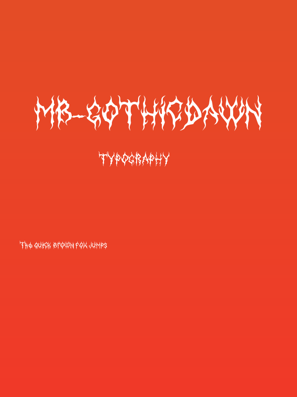 MB-GothicDawn Poster