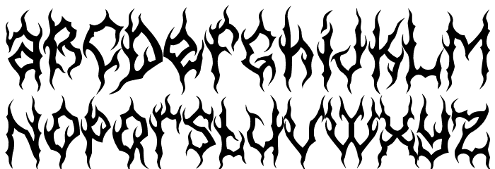 MB-GothicDawn 字体 小写