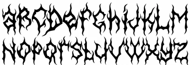 MB-GothicDawn फ़ॉन्ट लोअरकेस