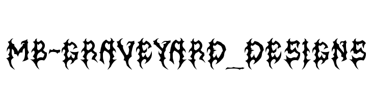 MB-Graveyard_Designs  Frei Schriftart Herunterladen