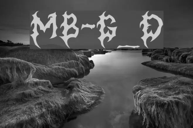 MB-Graveyard_Designs フォント examples