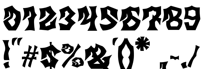 MB Gravitation Font OTHER CHARS