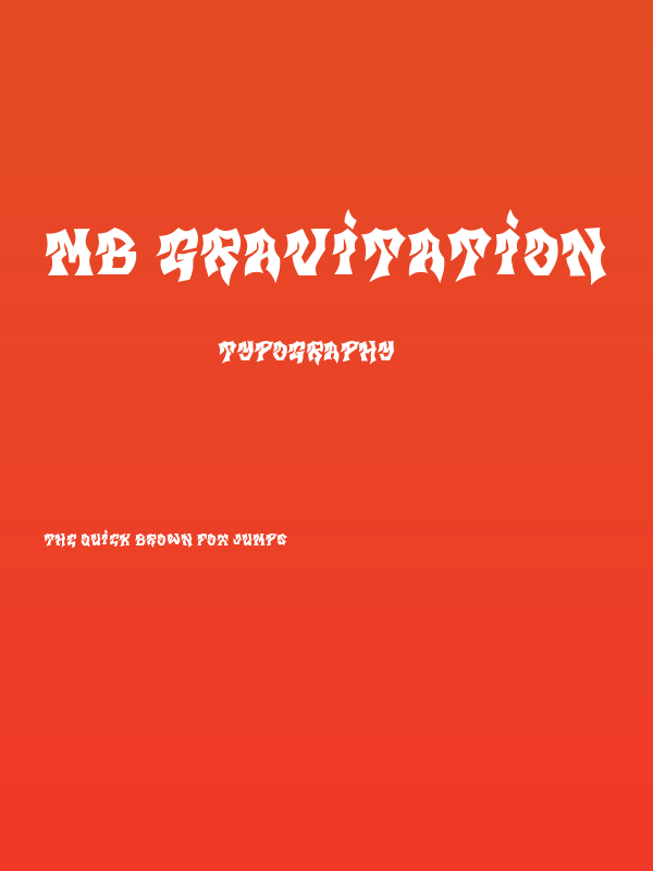MB Gravitation Poster