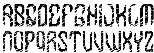 MB-InDigit Шрифта ВЕРХНИЙ