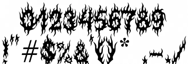 MB-Lords Of Evil Font OTHER CHARS