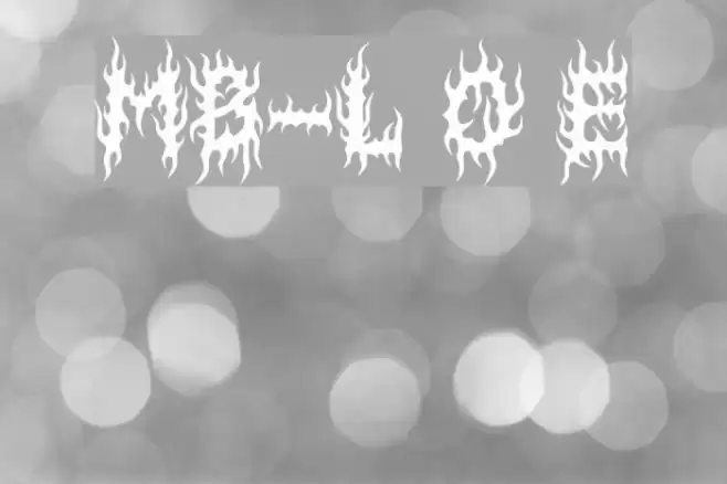 MB-Lords Of Evil Font examples