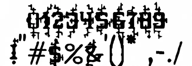 MB Poisoned Type Font OTHER CHARS