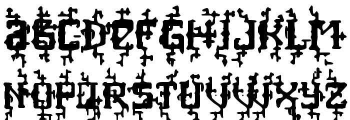 MB Poisoned Type Font LOWERCASE