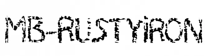 MB-RustyIron  font caratteri gratis