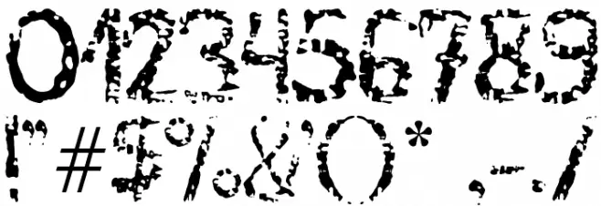 MB-RustyIron Font OTHER CHARS