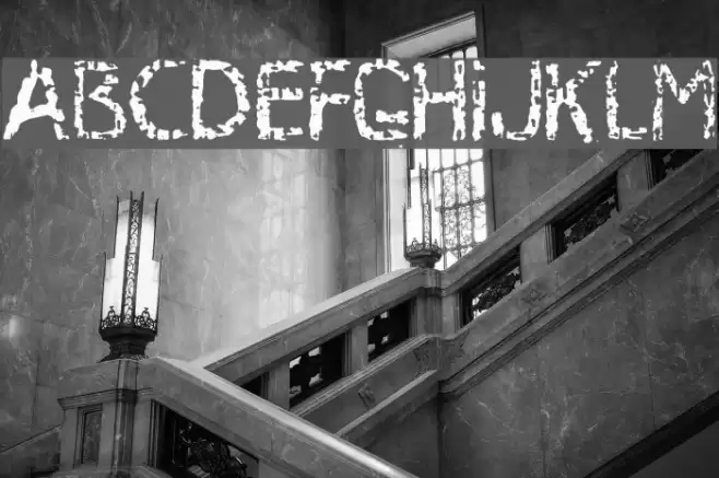 MB-RustyIron Font examples