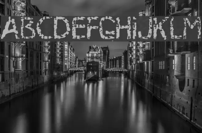 MB-RustyIron Font examples